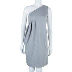 Pre Owned Chloe Grey One Shoulder Dress S