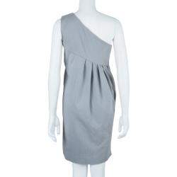 Pre Owned Chloe Grey One Shoulder Dress S