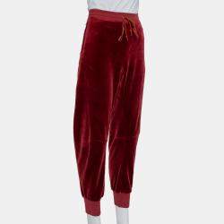 Chloe Burgundy Velvet Trouser M
