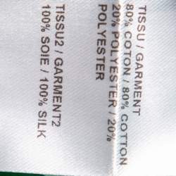 مملوكة مسبقًا فستان كلوي بلا أكمام حافة غير متماثلة دانتيل غوبير أخضر مقاس وسط (ميديوم)