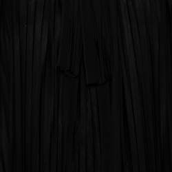 Pre Owned Chloe Black Pleated Silk Bow Detail Flared Noir Dress XS