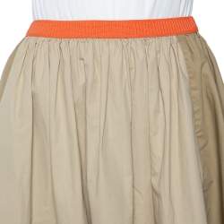 See by Chloe Two Tone Cotton Contrast Waist Flared Waist S