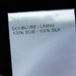 Pre Owned Chloe Beige Silk Coat Overlay Detail Oversized Shift Dress M