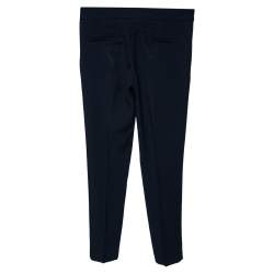 Chloe Navy Blue Crepe Formal Pants S