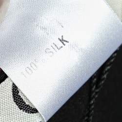 Pre Owned Chloe Multicolor Silk Embellished Long Sleeve Blouse M