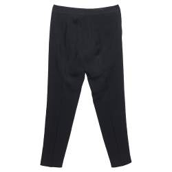 Pre Owned Chloe Black Crepe Formal Pants S