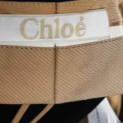 Pre Owned Chloe Black Crepe Formal Pants S