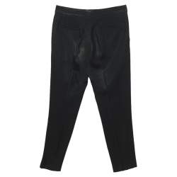 Pre Owned Chloe Black Crepe Formal Pants S