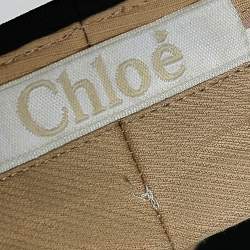 Pre Owned Chloe Black Crepe Formal Pants S