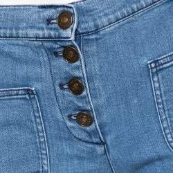 Pre Owned Chloe Blue Denim Flared Jeans S