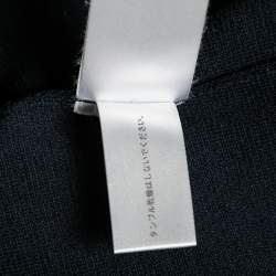 Pre Owned Chloe Navy Blue Wool Milano Sailor Long Sleeve Sweater L