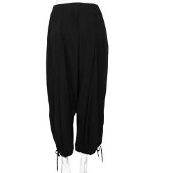 Chloe Black Silk Harem Pants S