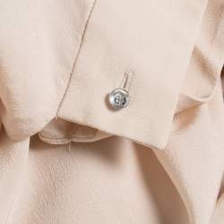 Pre Owned Chloe Light Beige Silk Blouse L