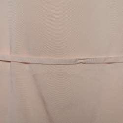 Pre Owned Chloe Bliss Pink Silk Blend Belted Kaftan Blouse M