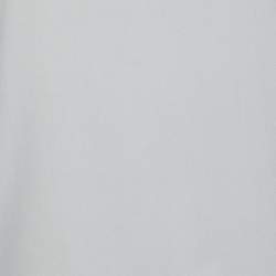 Pre Owned Chloe Grey Silk Chiffon Lace Trimmed Sleeveless Top S