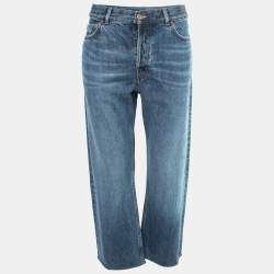 Chloe Blue Denim Straight-Leg Semeru Jeans M Waist 29"