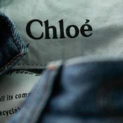 Chloe Blue Denim Straight-Leg Semeru Jeans M Waist 29"