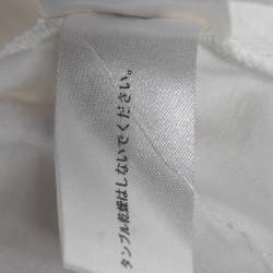 Pre Owned Chloe White Cotton Ruffled Sleeve Round Neck Top XL