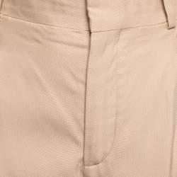 Pre Owned Chloe Beige Crepe Shorts L