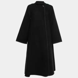 Chloe Black Wool Flared Long Coat S