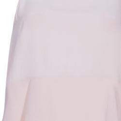 Pre Owned Chloe Pale Pink Silk Sleeveless Top  S