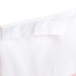 Pre Owned Chloe Pale Pink Silk Sleeveless Top  S