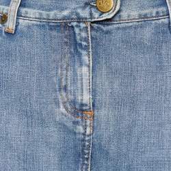 Chloe Blue Denim Jupe Mini Skirt M