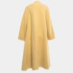 Chloe Beige Wool Wide Sleeve Coat S