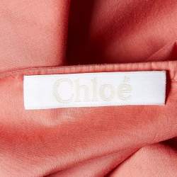 Pre Owned Chloe Pink Cotton Top M