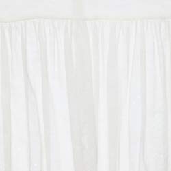 Pre Owned Chloé Off-White Silk & Linen Top L
