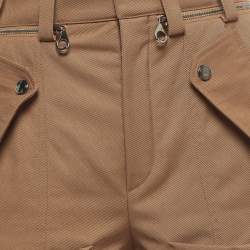 Pre Owned Chloe Brown Pocket Detail Knit Trousers S