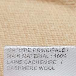 Pre Owned Chloé Light Brown Cashmere Sweater Mini Dress S