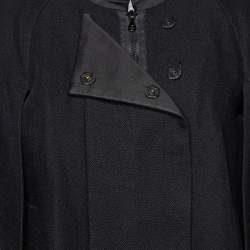 Chloe Black Wool Blend Cape Jacket M