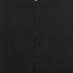 Chloe Black Crepe Flared Sleeve Blouse L