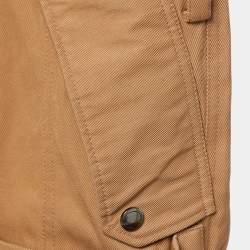 Pre Owned Chloe Brown Wool Pocket Detail Knit Trousers S