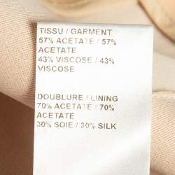 Chloe Light Beige Crepe Trousers M