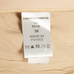 Chloe Light Beige Crepe Trousers M