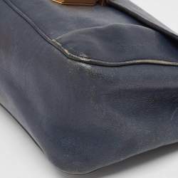 Pre Owned حقيبة كتف كلوي السي متوسطة جلد برتقالية