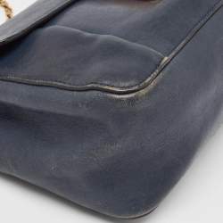 Pre Owned حقيبة كتف كلوي السي متوسطة جلد برتقالية