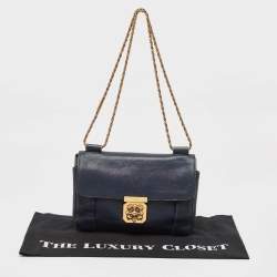 Pre Owned حقيبة كتف كلوي السي متوسطة جلد برتقالية