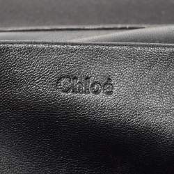 Pre Owned حقيبة كتف كلوي السي متوسطة جلد برتقالية