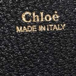 Pre Owned Chloe Black Leather Medium Drew Shoulder Bag