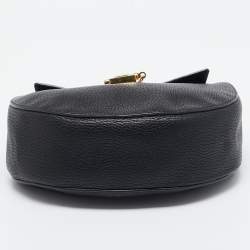 Pre Owned Chloe Black Leather Medium Drew Shoulder Bag
