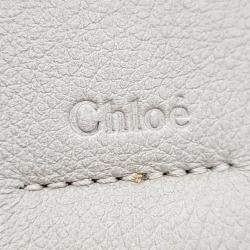 Chloe Mocha Leather Medium Faye Shoulder Bag