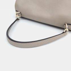 Chloe Mocha Leather Medium Faye Shoulder Bag