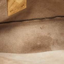 Pre Owned Chloe Red Leather Small Drew Chain Crossbody Bag