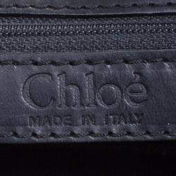 Pre Owned Chloe Black and Metallic Sequin Embellished Shoulder Bag