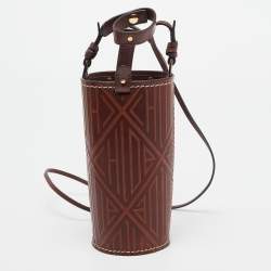 Chloe Brown Leather Fredy Bottle Bag