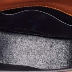 Pre Owned Chloe Tan Leather Small Nile Bracelet Minaudiere Bag