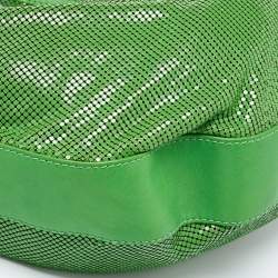 Pre Owned Chloe Green Metal Mesh and Leather Chainmail Hobo